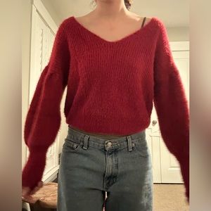 Red sweater